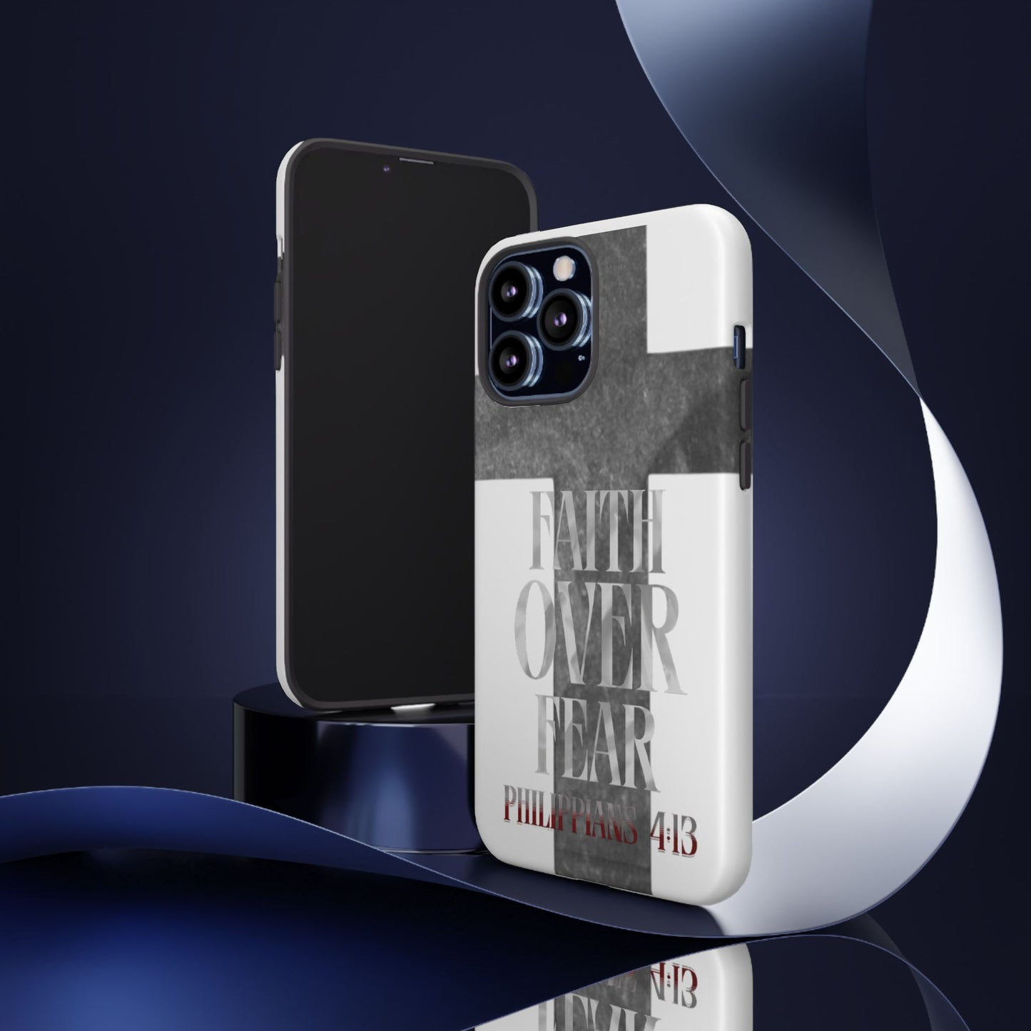 Phone Case - Faith Over Fear - White