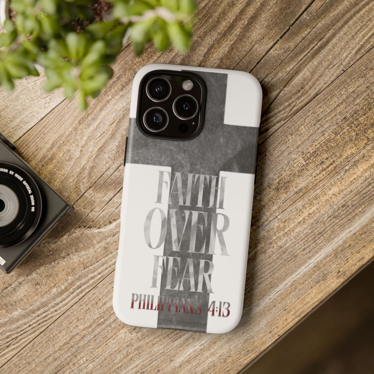Phone Case - Faith Over Fear - White