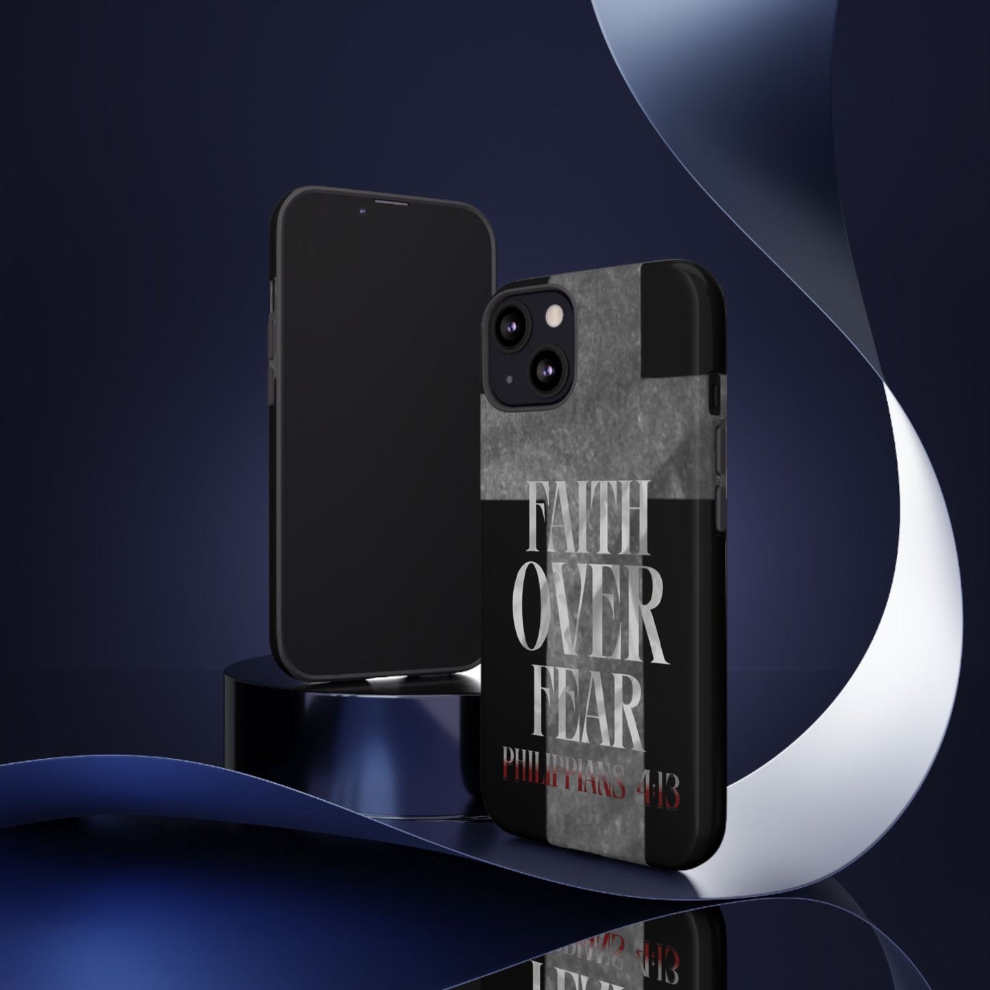 Phone Case - Faith Over Fear - Black