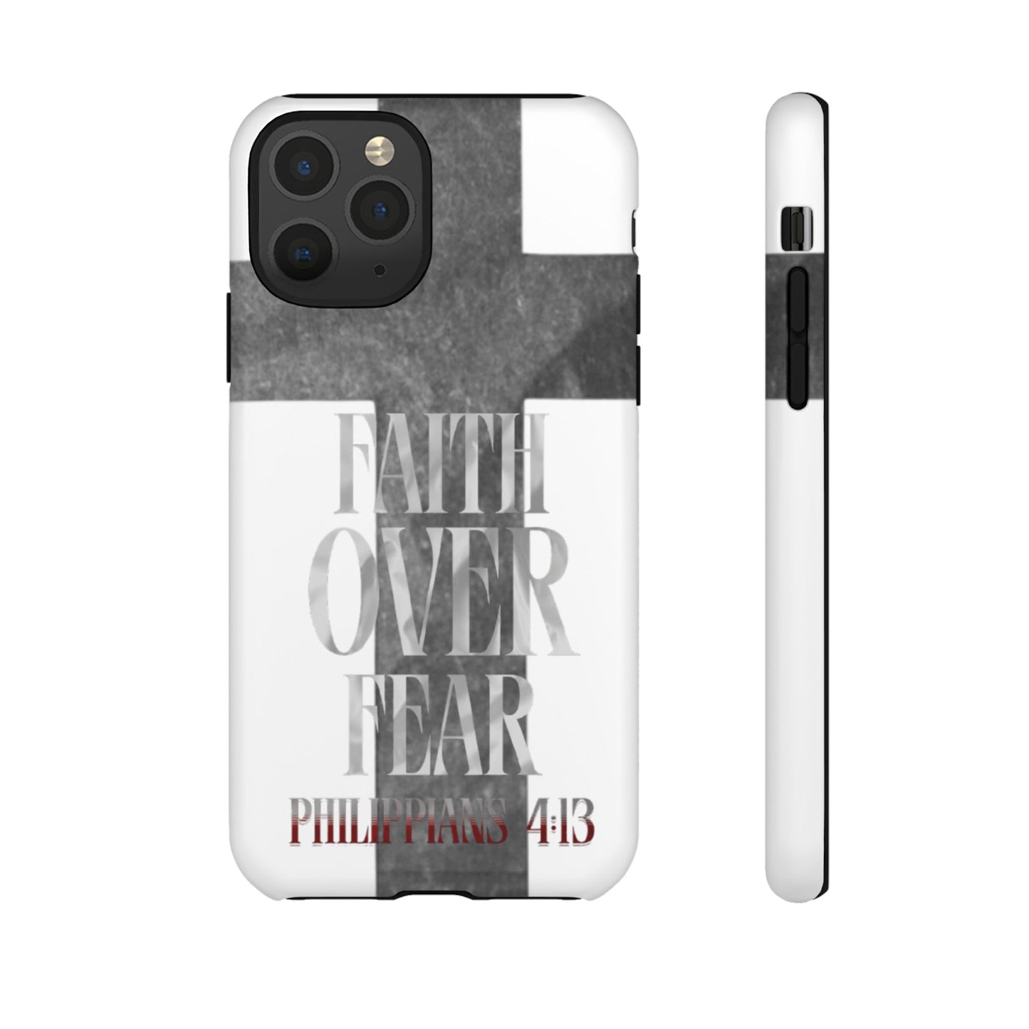 Phone Case - Faith Over Fear - White
