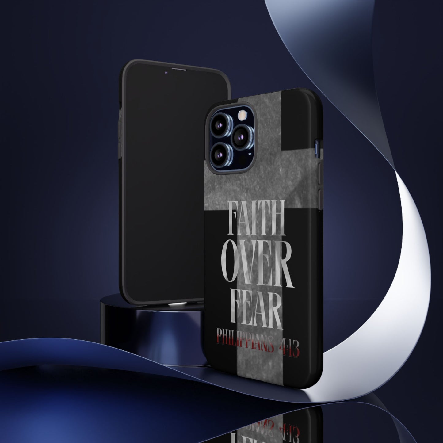 Phone Case - Faith Over Fear - Black