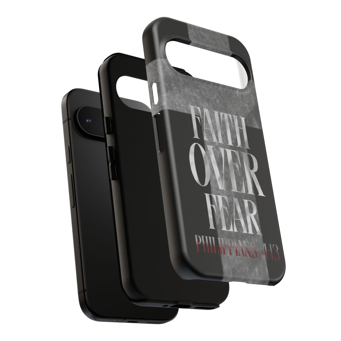 Phone Case - Faith Over Fear - Black