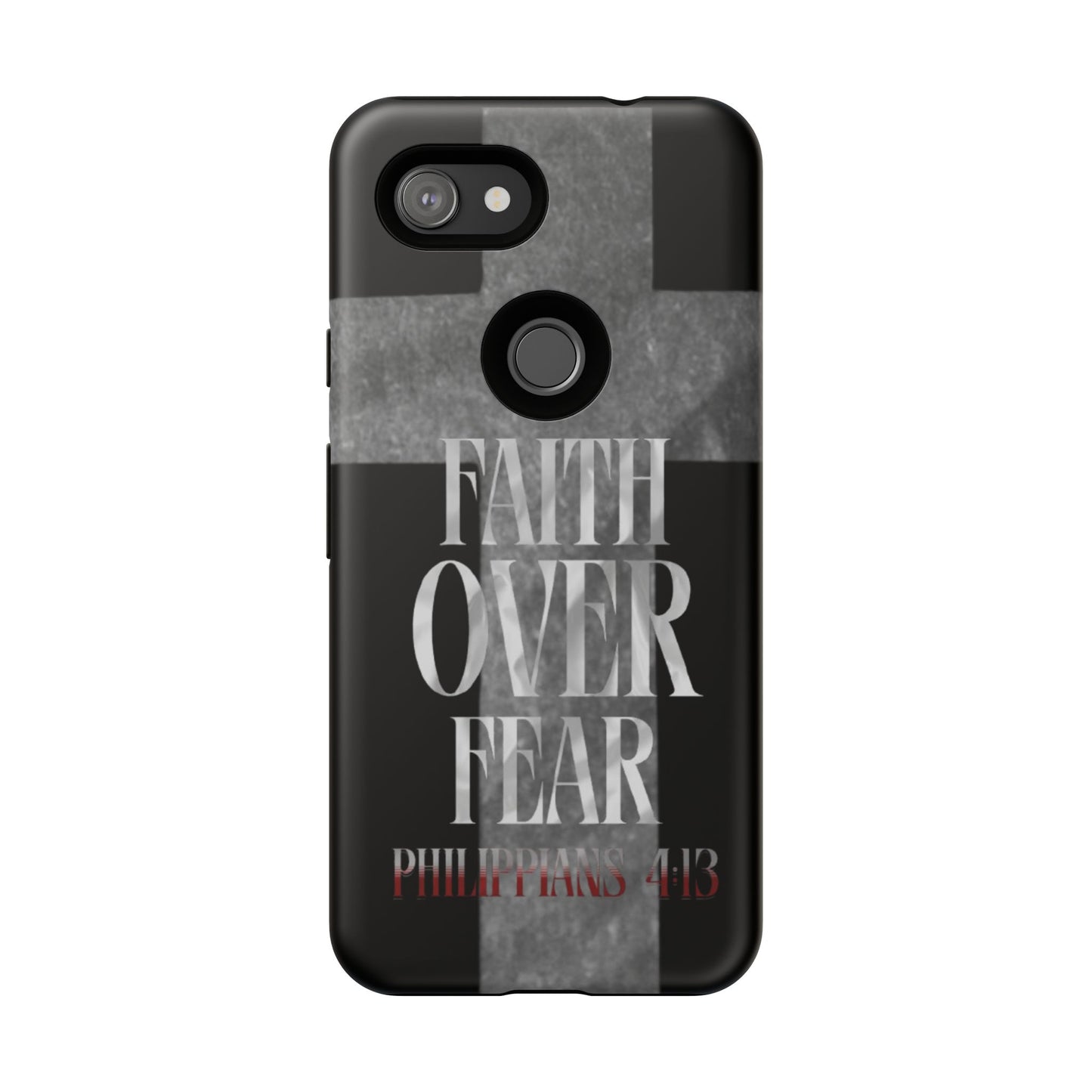 Phone Case - Faith Over Fear - Black