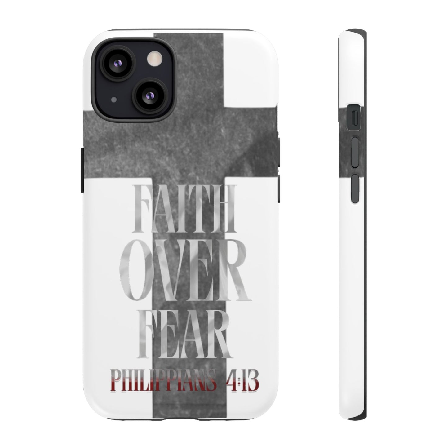 Phone Case - Faith Over Fear - White