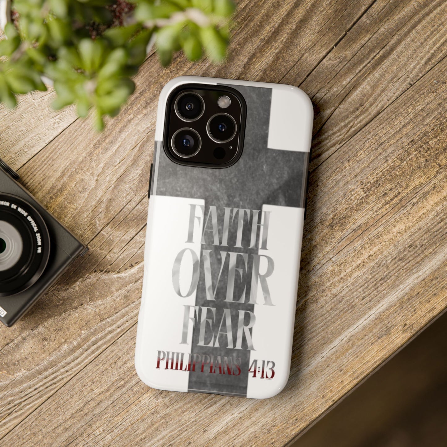 Phone Case - Faith Over Fear - White