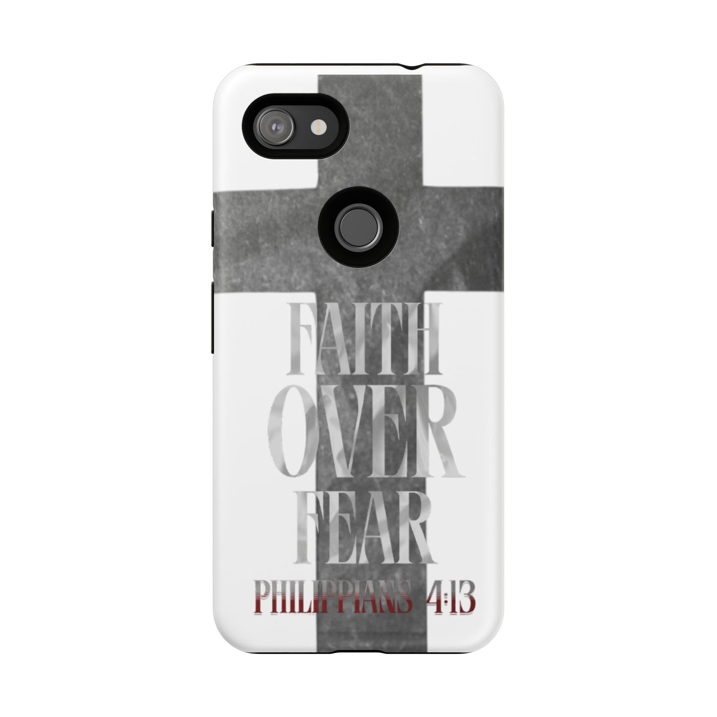 Phone Case - Faith Over Fear - White