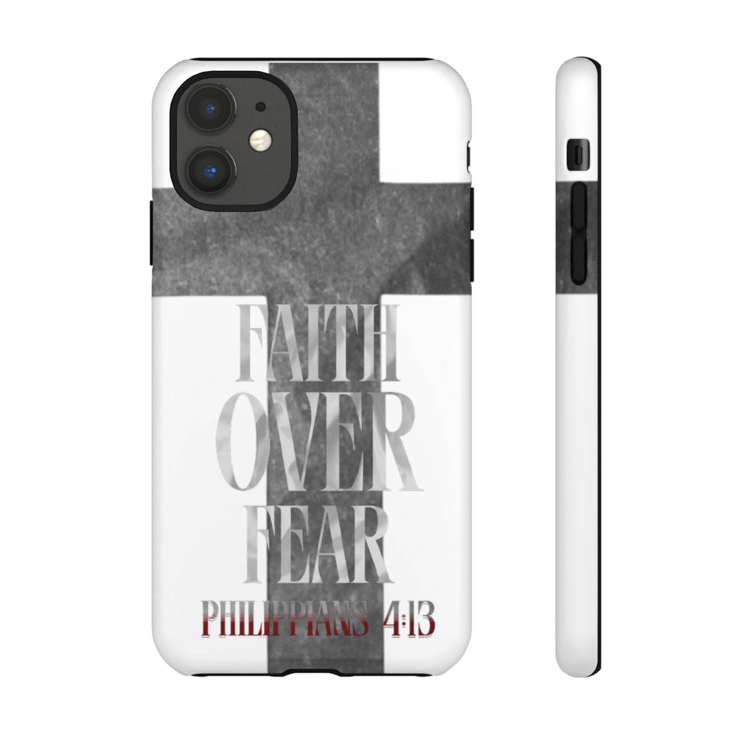 Phone Case - Faith Over Fear - White