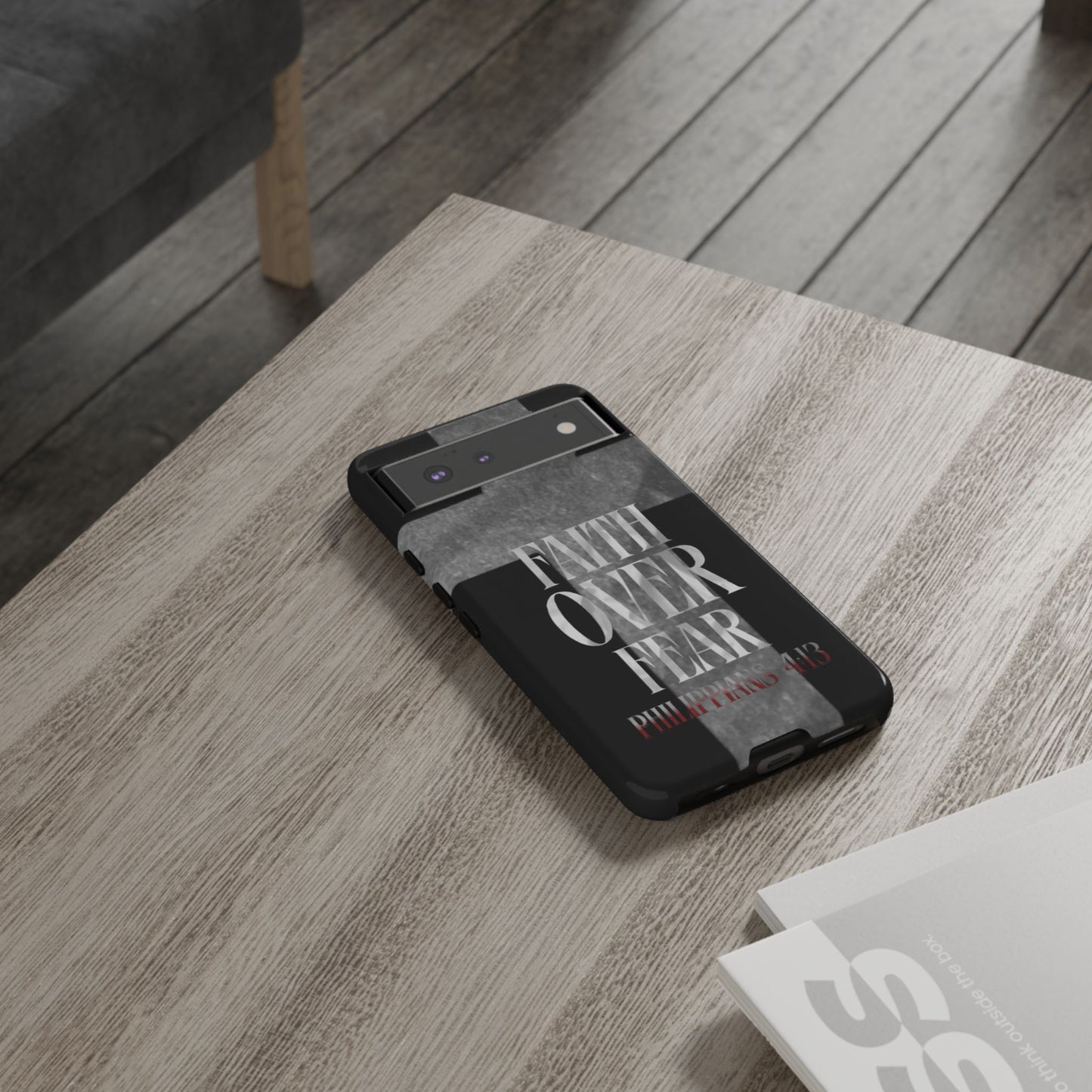 Phone Case - Faith Over Fear - Black