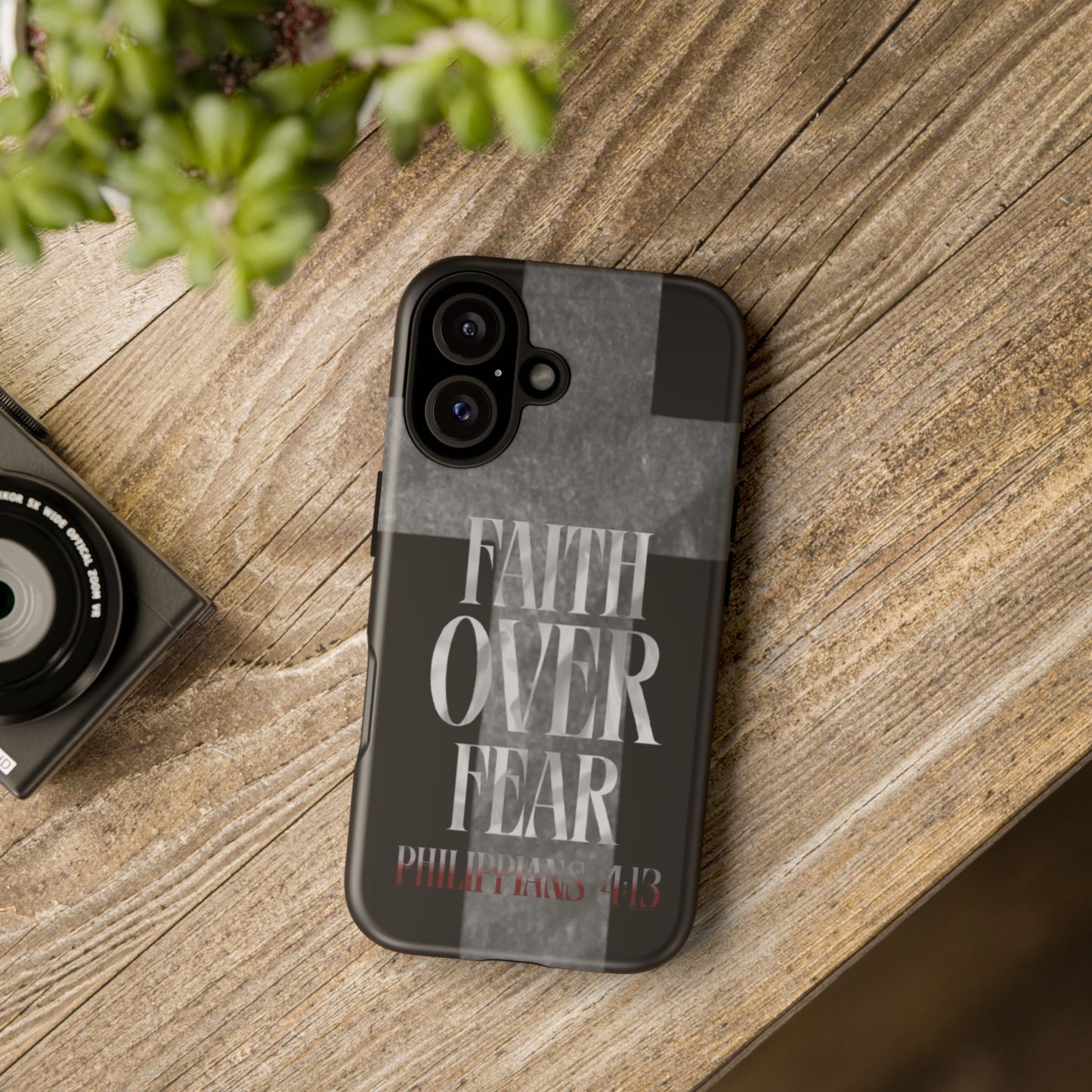 Phone Case - Faith Over Fear - Black
