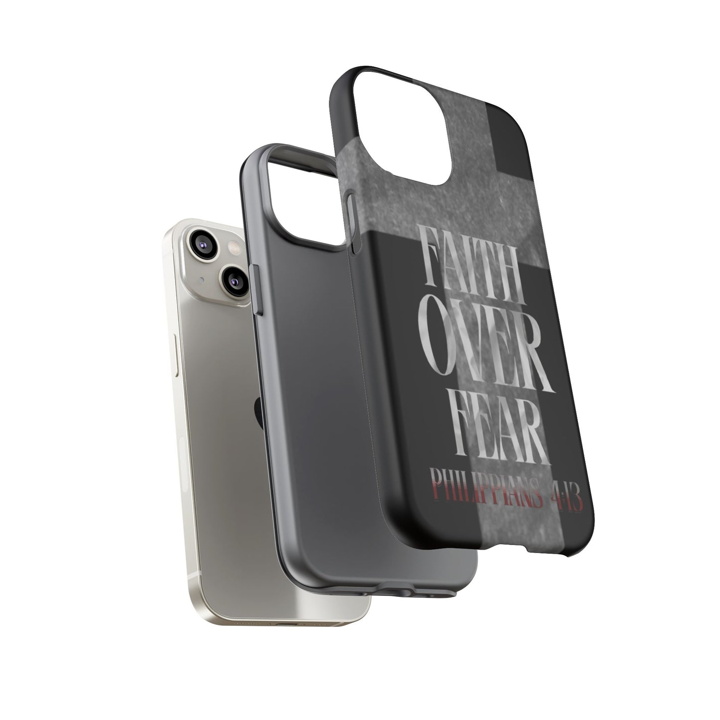 Phone Case - Faith Over Fear - Black